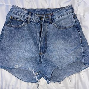 jean shorts
